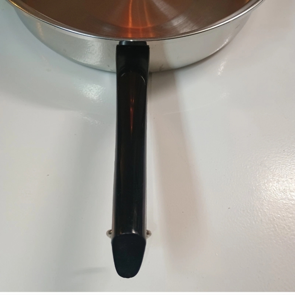 Vintage Vogue Stainless Steel 3 Ply 18-8 Frying Skillet Pan 10 Inch - Picture 2 of 8